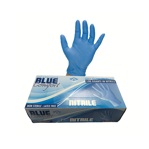Guanti in nitrile blu KleenGuard® G10 Comfort Plus™ 54185 - Guanti monouso  - 10 confezioni da 100 guanti DPI, colore blu, XS (1.000 in totale)